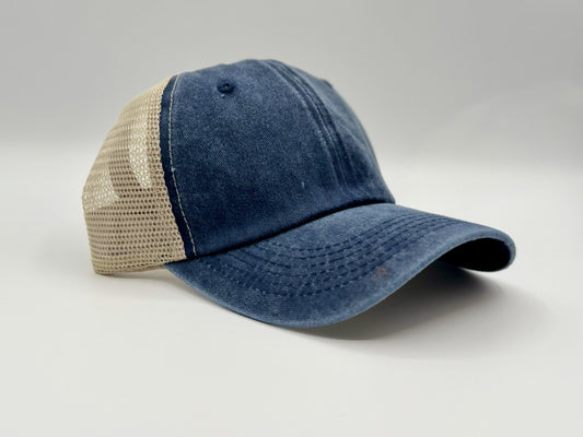 Vintage Baseball Hats, Custom Laser-Engraved