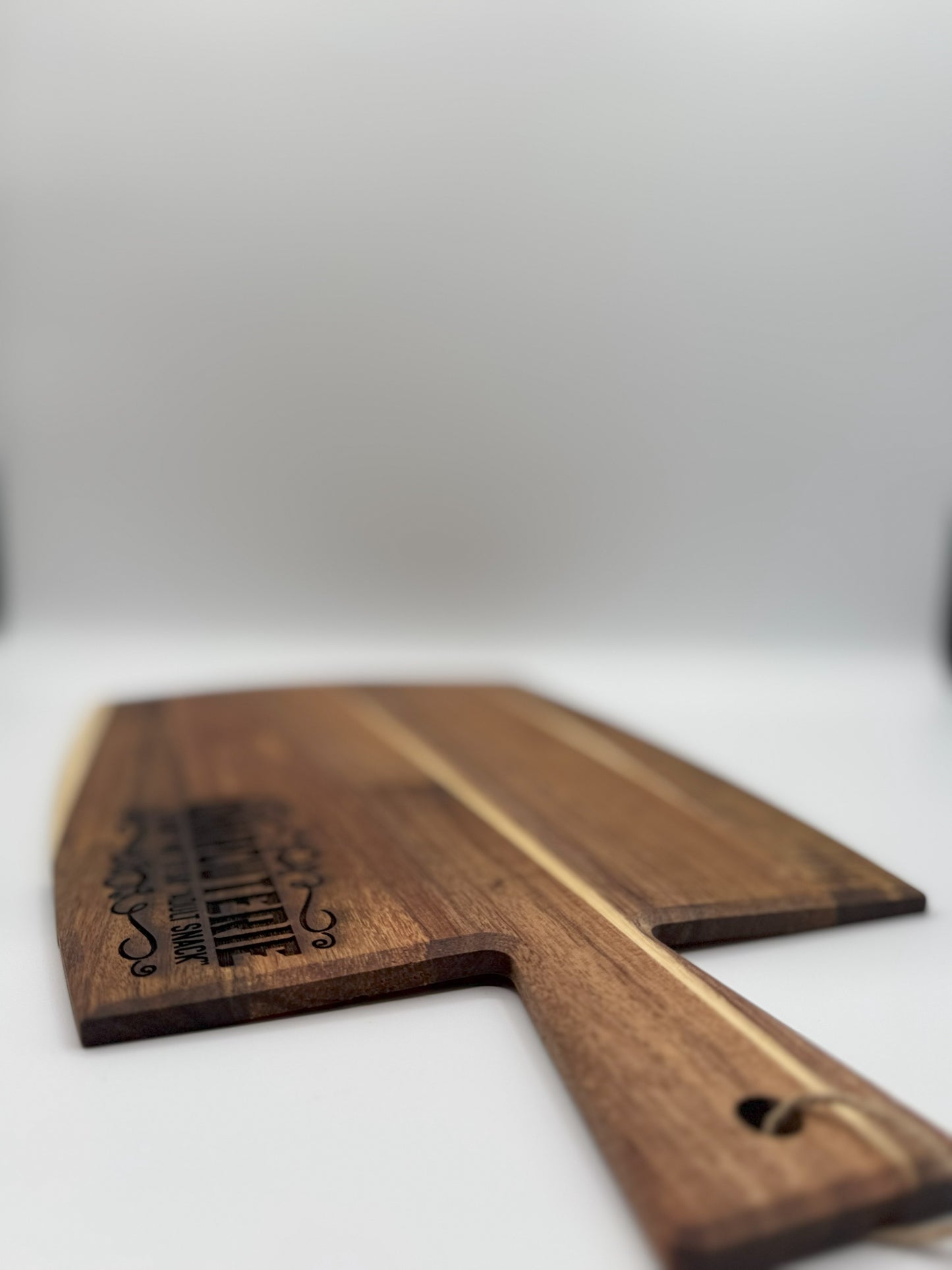 Custom Engraved Charcuterie Board – "Adult Snack"