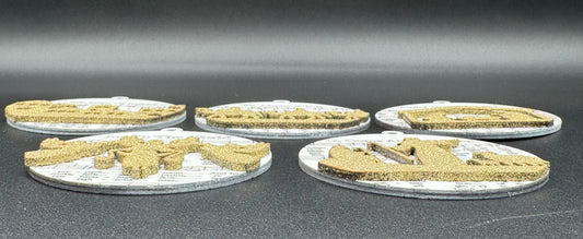 Laser-Cut Wooden Christmas Ornaments – Set of 5 Christmas Carols