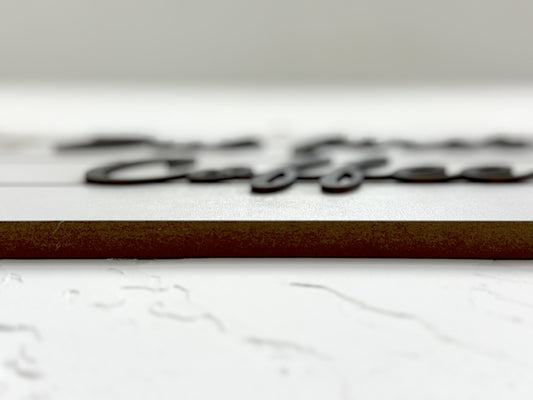 Custom White Plank Wood Wall Decor