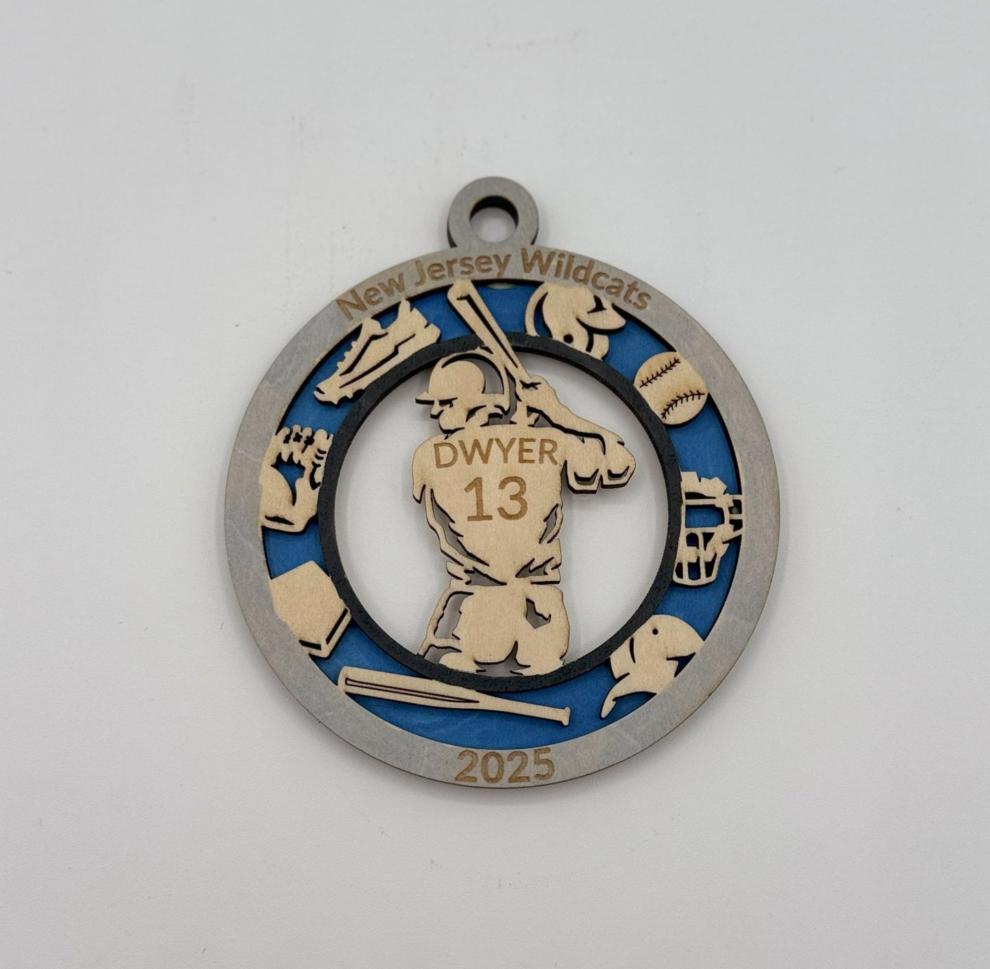 Laser-Cut Wooden Sport Medallions – Customizable