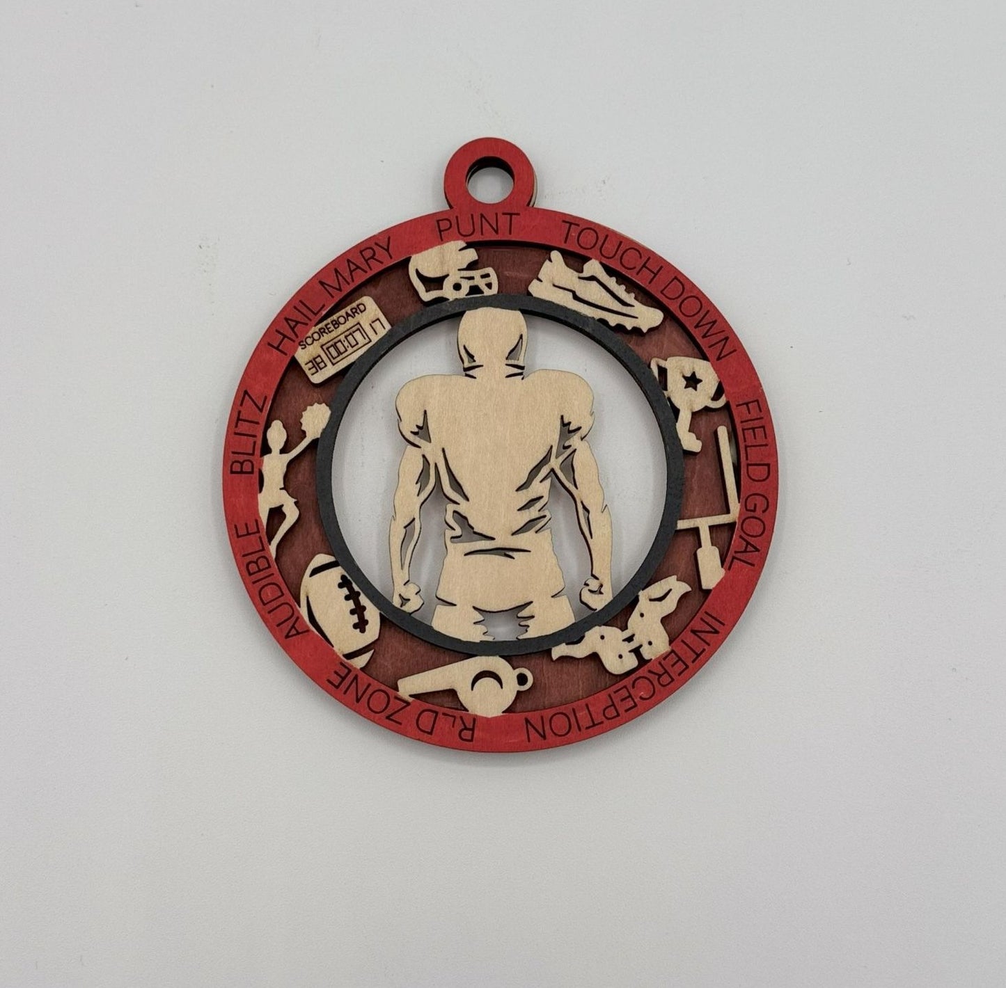 Laser-Cut Wooden Sport Medallions – Customizable