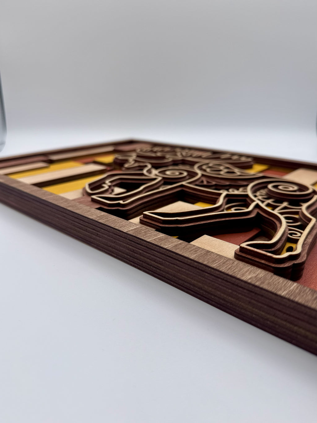 Layered Moose Wood Wall Art