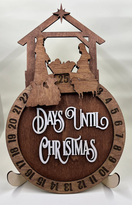 Nativity Scene Christmas Countdown