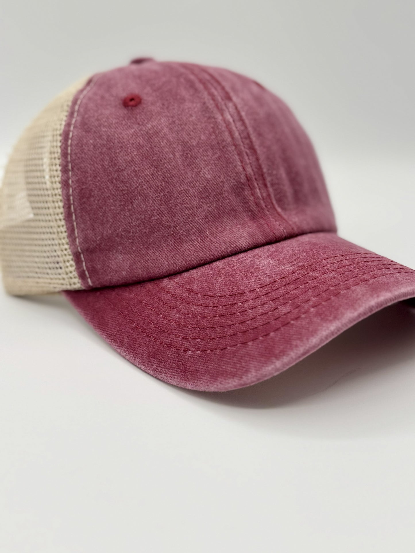 Vintage Baseball Hats, Custom Laser-Engraved