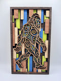 Layered Sasquatch Wood Wall Art