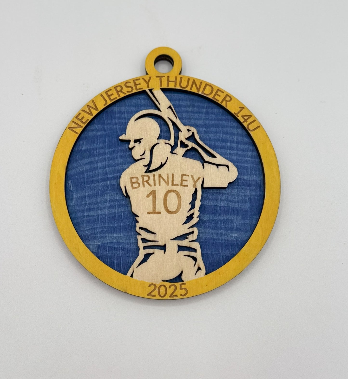Laser-Cut Wooden Sport Medallions – Customizable